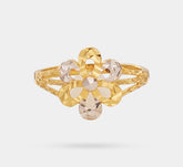 22 kt floral ring
